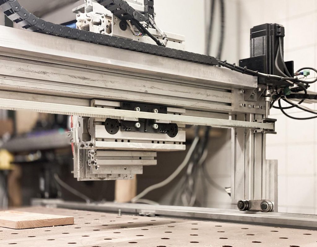 CNC freesmachine aan het werk/in productie
