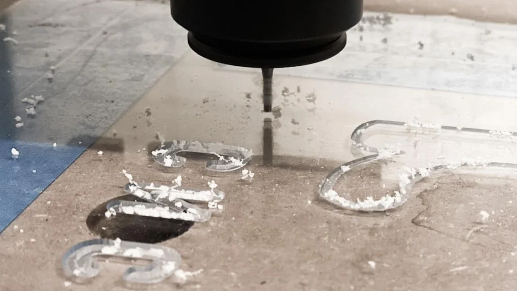 Graveren in kunststof met CNC freesmachine